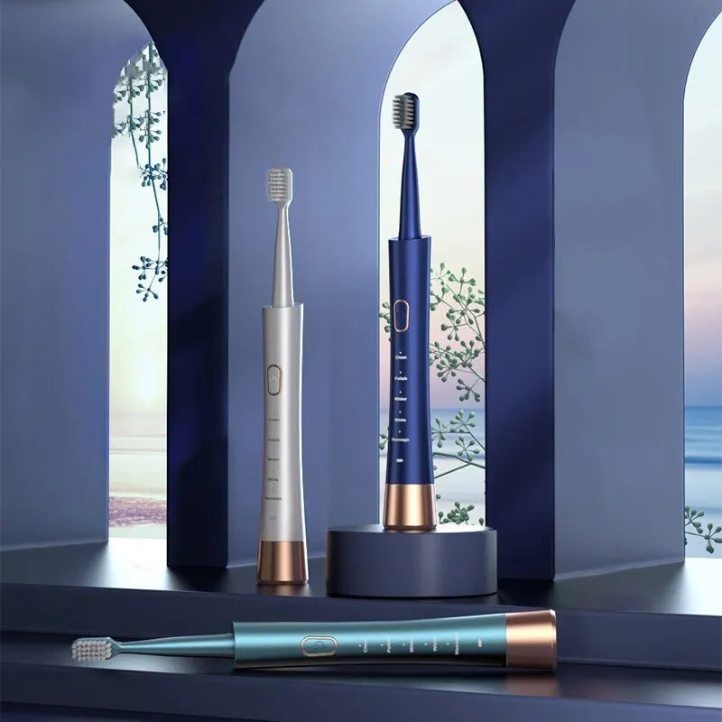 Jianpai Adult Male and Female Electric Toothbrush Hollow Cup Motor Type-c Charging 5-gear Mode Sonic Electric Toothbrush