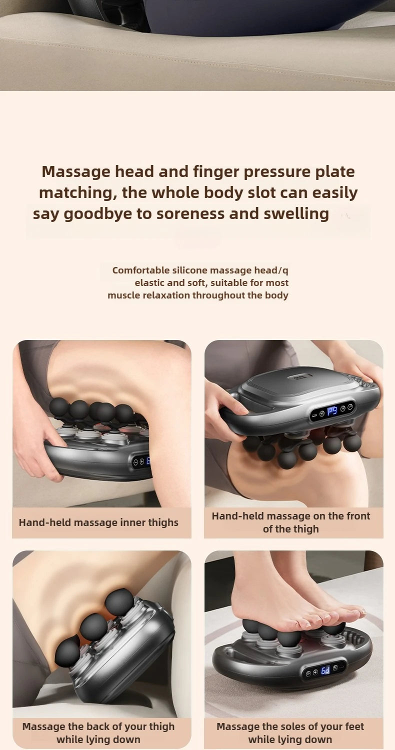 JAIYORL 24 Massage Heads Massage Gun Deep Tissue Muscle Professional Grade High Quality Wireless Frequency Vibration Masajeador