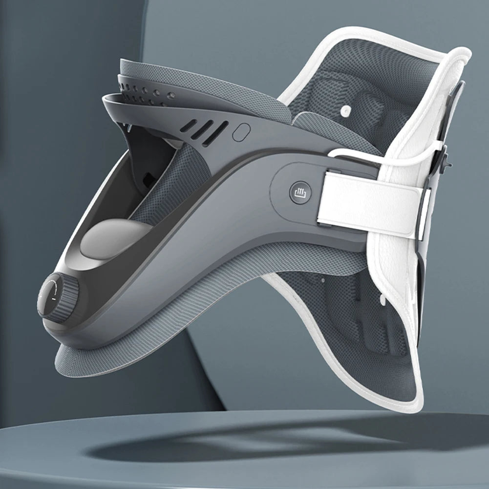 Cervical Neck Traction Device with Airbag Support Neck Brace Gifts for Men/Women/Dad/Mom/Him/Her for Cervical Spine Alignment