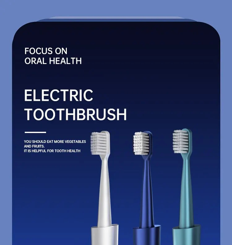 Jianpai Adult Male and Female Electric Toothbrush Hollow Cup Motor Type-c Charging 5-gear Mode Sonic Electric Toothbrush