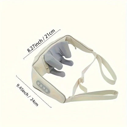 Electric Neck And Shoulder Massager Wireless Shoulder & Back Massage Pillow Trapezius Neck Cervical Back Massage Shawl Gifts