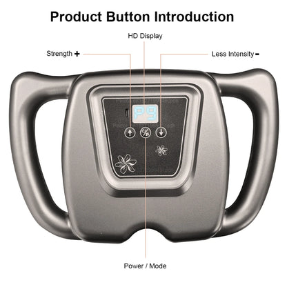 Fascia Gun 16-Head Muscle Massage Gun Professional Body Leg Back Shoulder Waist Fascia Gun High Frequency Vibration Massager Gun