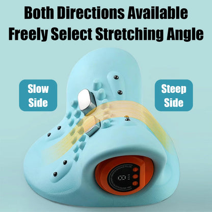 Electric Cervical Massager Neck Stretcher Pulse Traction Heating Pain Relif Chiropractic Traction Head Acupoint Massage Pillow