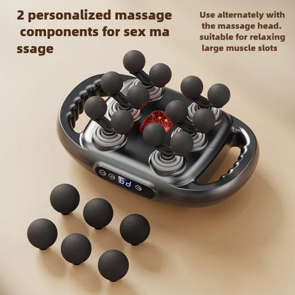 JAIYORL 24 Massage Heads Massage Gun Deep Tissue Muscle Professional Grade High Quality Wireless Frequency Vibration Masajeador