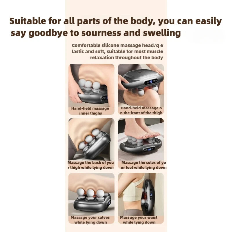 JAIYORL 24 Massage Heads Massage Gun Deep Tissue Muscle Professional Grade High Quality Wireless Frequency Vibration Masajeador