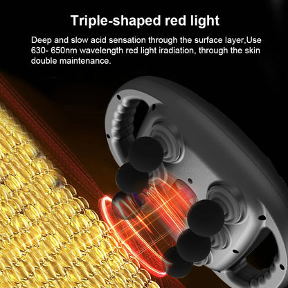 Fascia Gun Muscle Massager Gun High Frequency Back Waist Massage Machine Six-head Body Shoulder Professional