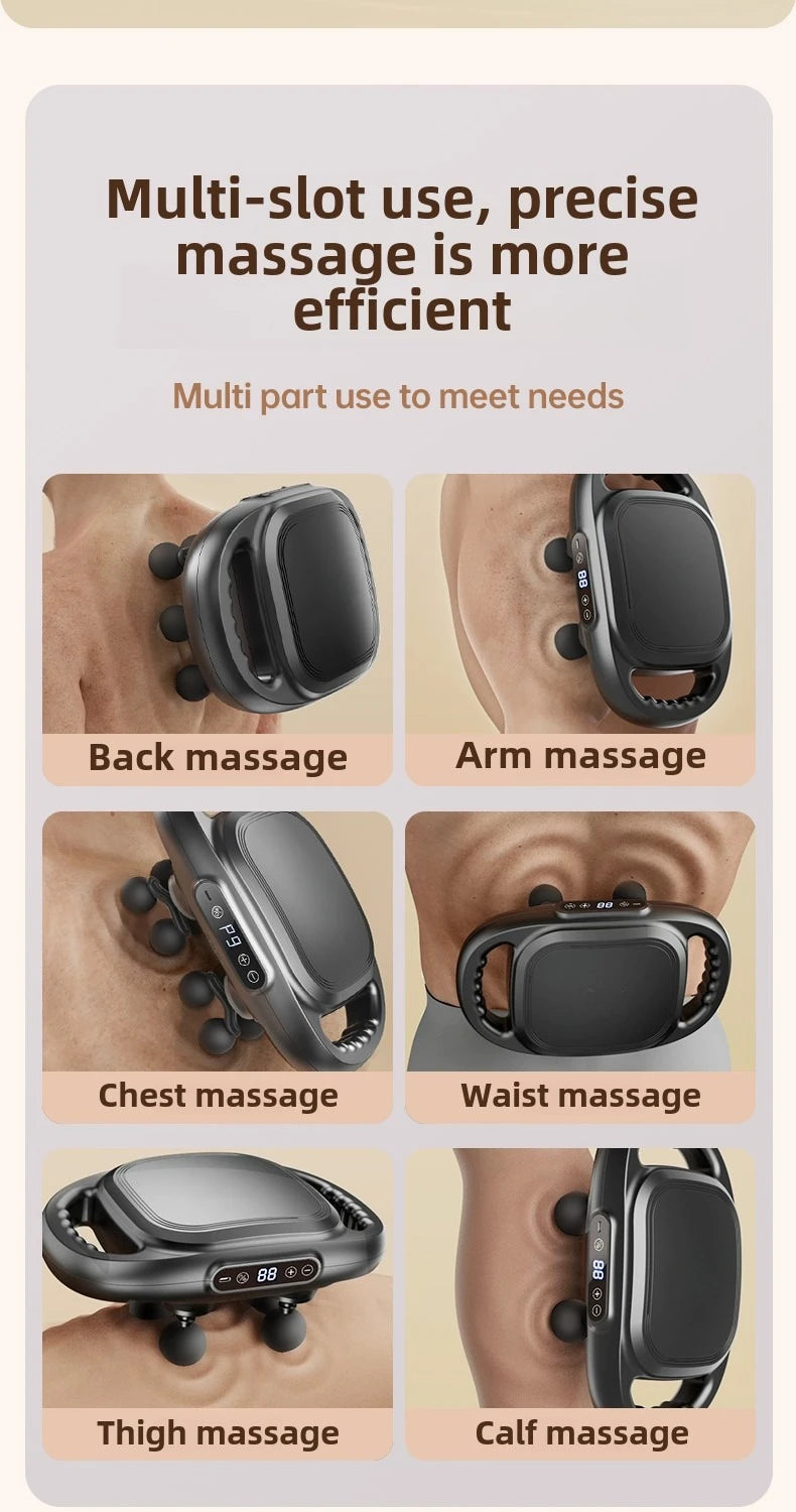 JAIYORL 24 Massage Heads Massage Gun Deep Tissue Muscle Professional Grade High Quality Wireless Frequency Vibration Masajeador