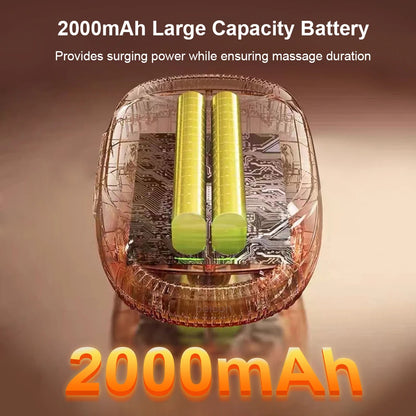 Fascia Gun Muscle Massager Gun High Frequency Back Waist Massage Machine Six-head Body Shoulder Professional