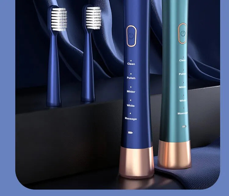 Jianpai Adult Male and Female Electric Toothbrush Hollow Cup Motor Type-c Charging 5-gear Mode Sonic Electric Toothbrush