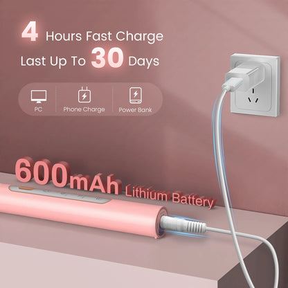 SEJOY Electric Sonic Toothbrush 3 modes Clean USB Rechargeable IPX7 Waterproof Electric Tooth Brushes with 7pcs Replacement Head