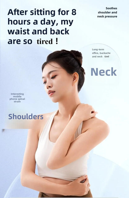 Trapezius Massage Pillow Wireless Electric Car Home Massager Heating Waist Neck Leg Cervical Shiatsu Kneading Rechargeable