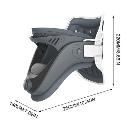 Cervical Neck Traction Device with Airbag Support Neck Brace Gifts for Men/Women/Dad/Mom/Him/Her for Cervical Spine Alignment