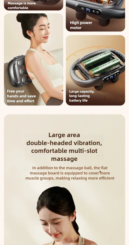JAIYORL 24 Massage Heads Massage Gun Deep Tissue Muscle Professional Grade High Quality Wireless Frequency Vibration Masajeador