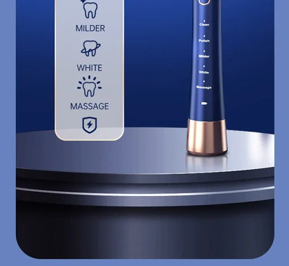 Jianpai Adult Male and Female Electric Toothbrush Hollow Cup Motor Type-c Charging 5-gear Mode Sonic Electric Toothbrush