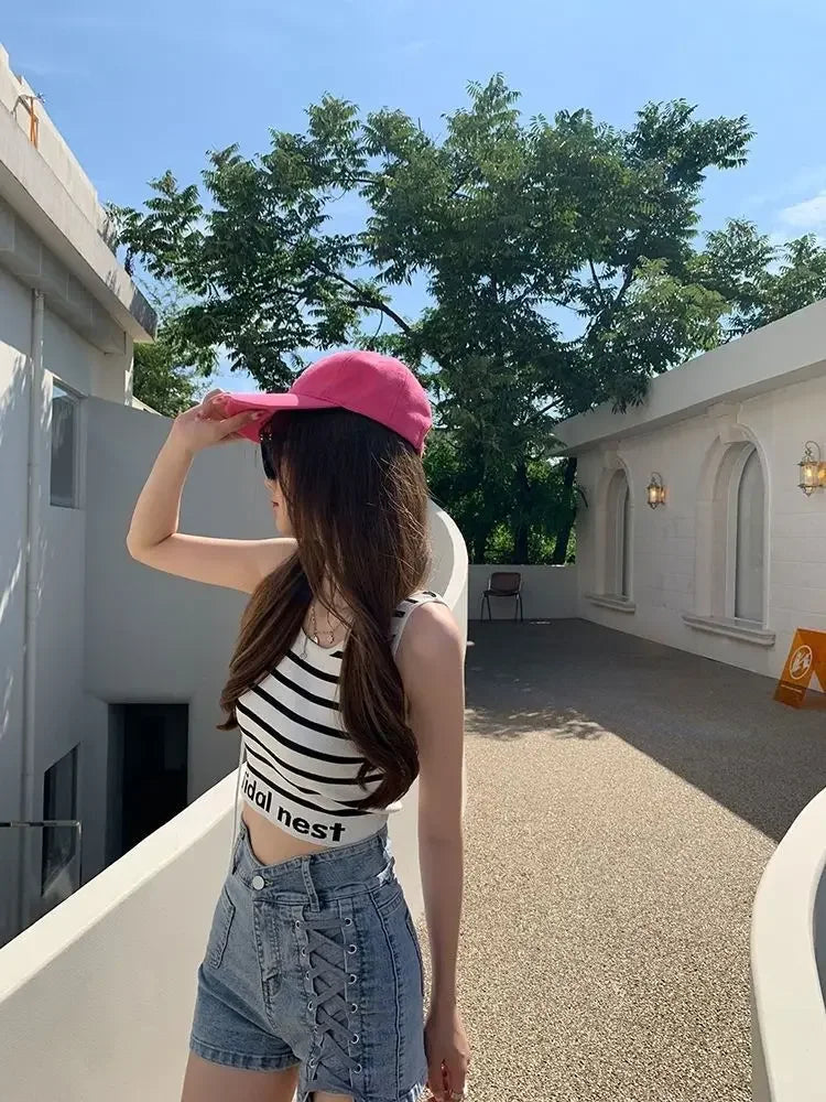 Skinny Denim Shorts For Women Jorts High Waist Tight Booty Short Jean Pants Woman Wholesale Outdoor Luxury Aesthetic Comfy Flowy