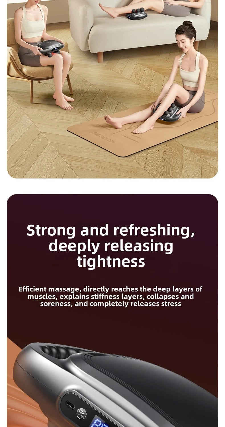 JAIYORL 24 Massage Heads Massage Gun Deep Tissue Muscle Professional Grade High Quality Wireless Frequency Vibration Masajeador