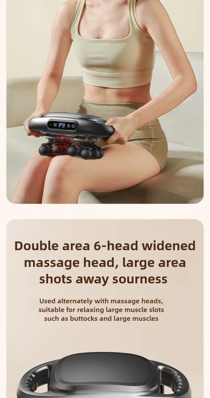 JAIYORL 24 Massage Heads Massage Gun Deep Tissue Muscle Professional Grade High Quality Wireless Frequency Vibration Masajeador