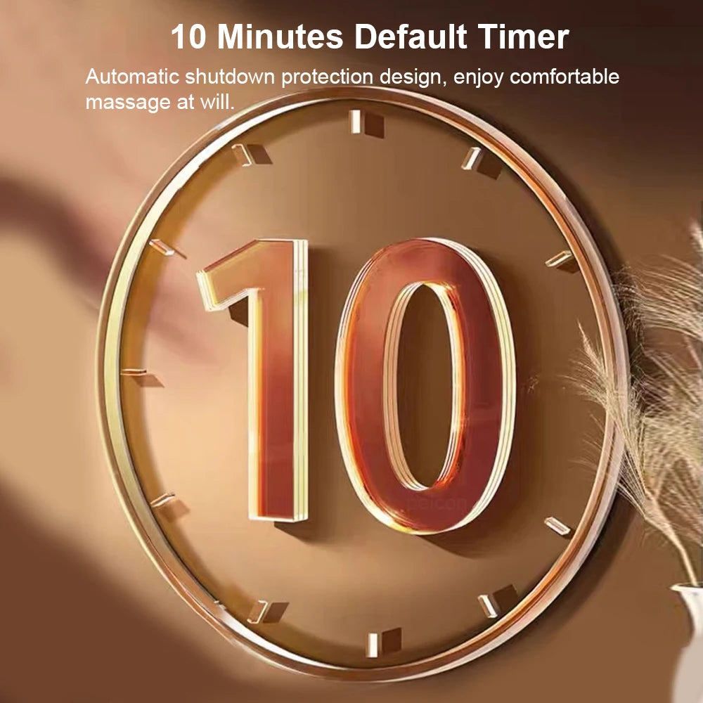 Fascia Gun Muscle Massager Gun High Frequency Back Waist Massage Machine Six-head Body Shoulder Professional